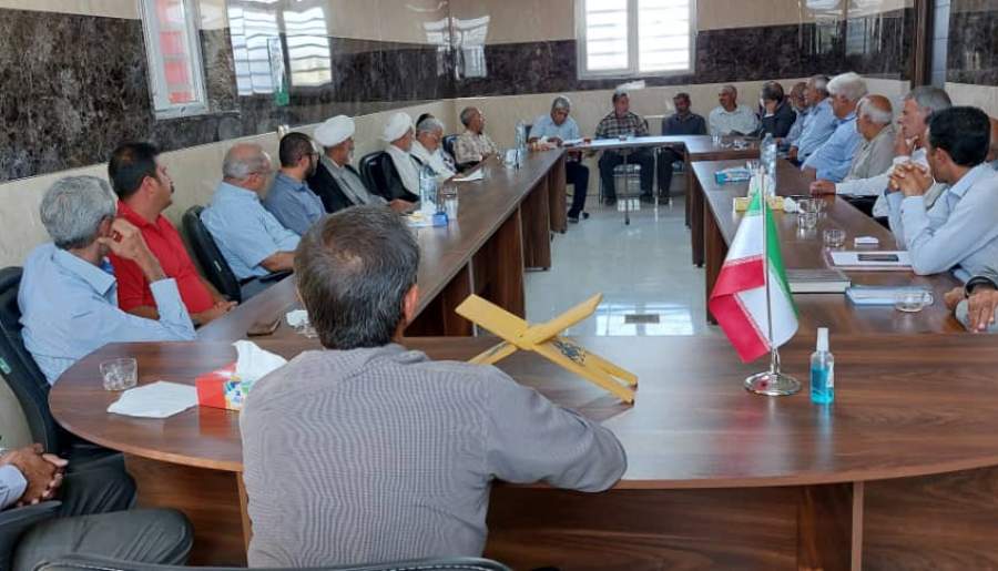 تشکیل شورای تامین و  توزیع آب کشاورزی در شهداد